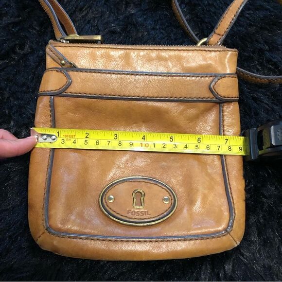 FOSSIL leather purse crossbody bag - Picture 8 of 10